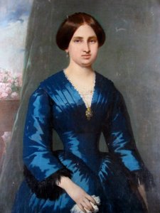 Doña Clorinda Rosales Bascuñán door Raymond Auguste Quinsac Monvoisin